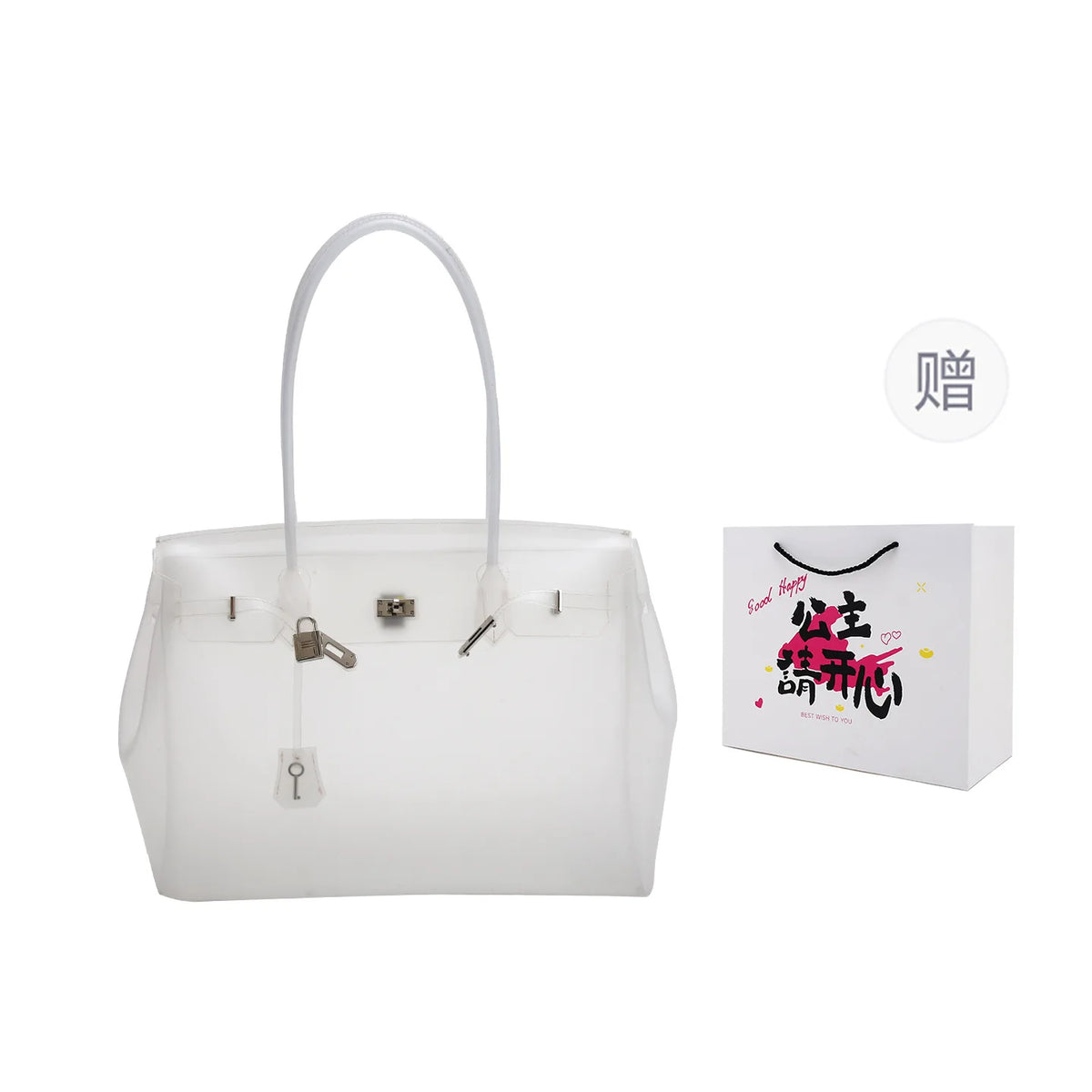 Jelly Firkin Bag — Transparent Candy Color