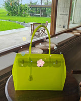 Jelly Firkin Bag — Transparent TPU It-Bag (35 cm)