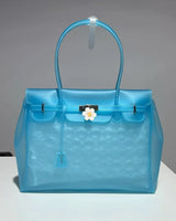 Jelly Firkin Bag — Transparent TPU It-Bag (35 cm)