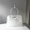 Jelly Firkin Bag — Transparent TPU It-Bag (35 cm)