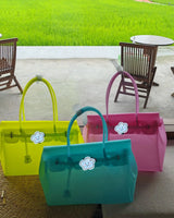 Jelly Firkin Bag — Transparent TPU It-Bag (35 cm)