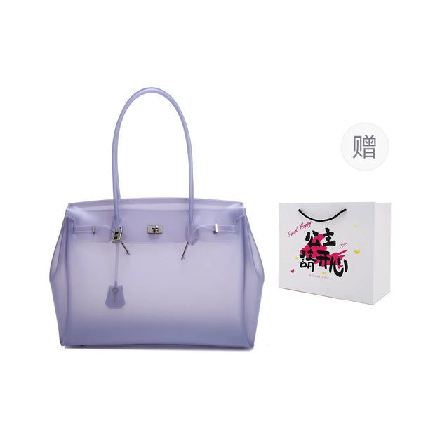 Borsa Jelly Firkin — Trasparente Candy Color - E