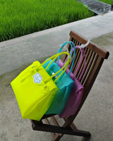 Jelly Firkin Bag — Transparent TPU It-Bag (35 cm)
