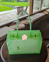 Jelly Firkin Bag — Transparent TPU It-Bag (35 cm)